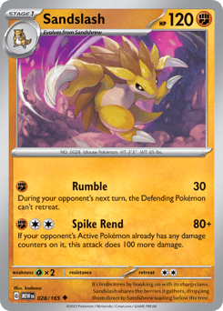 Sandslash – Uncommon – 151