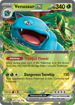 Venusaur ex – Double Rare – 151