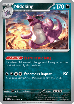 Nidoking – Rare