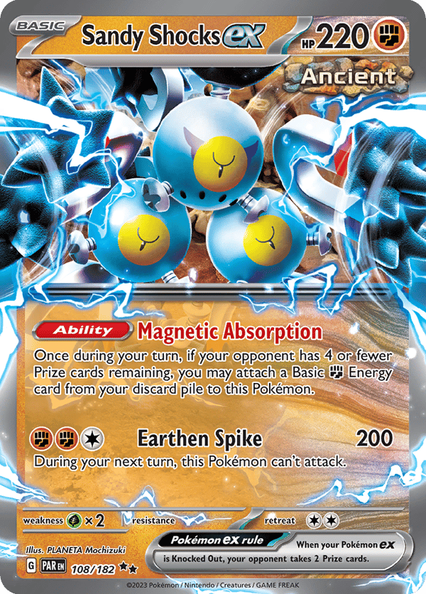 Sandy Shocks ex – Double Rare – Paradox Rift