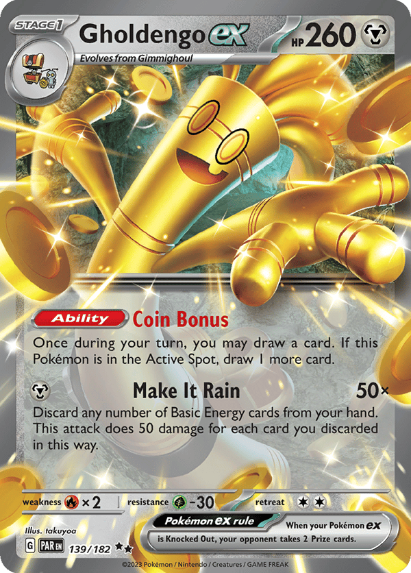 Gholdengo ex – Double Rare – Paradox Rift