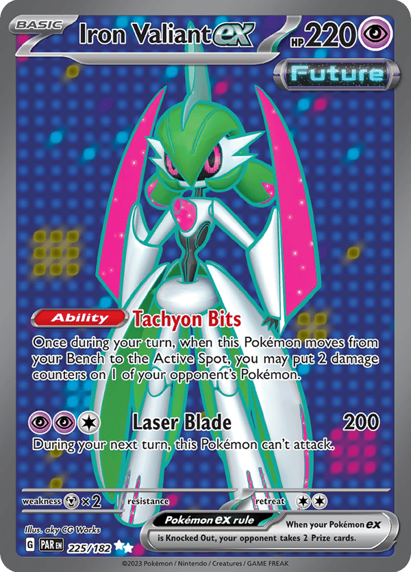 Iron Valiant ex – Ultra Rare – Paradox Rift