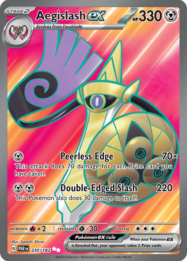 Aegislash ex – Ultra Rare – Paradox Rift