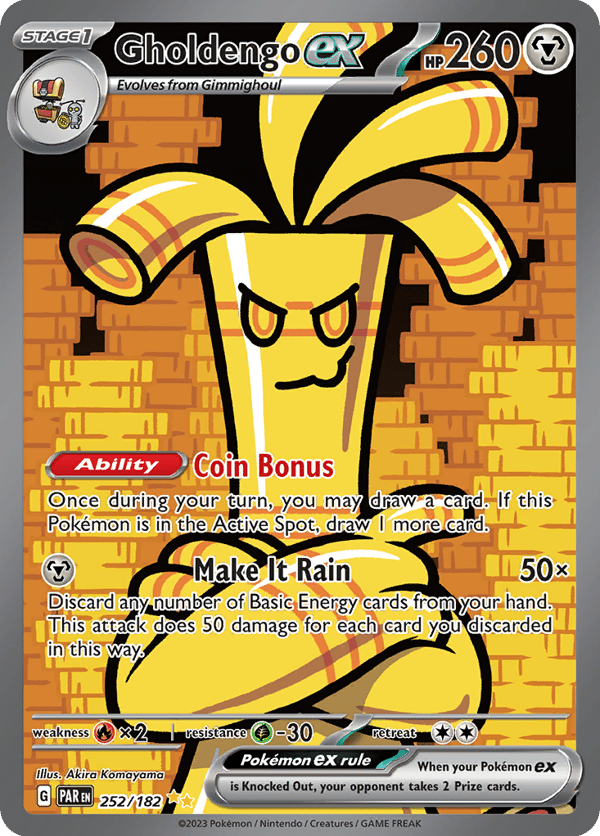 Gholdengo ex – Special Illustration Rare – Paradox Rift