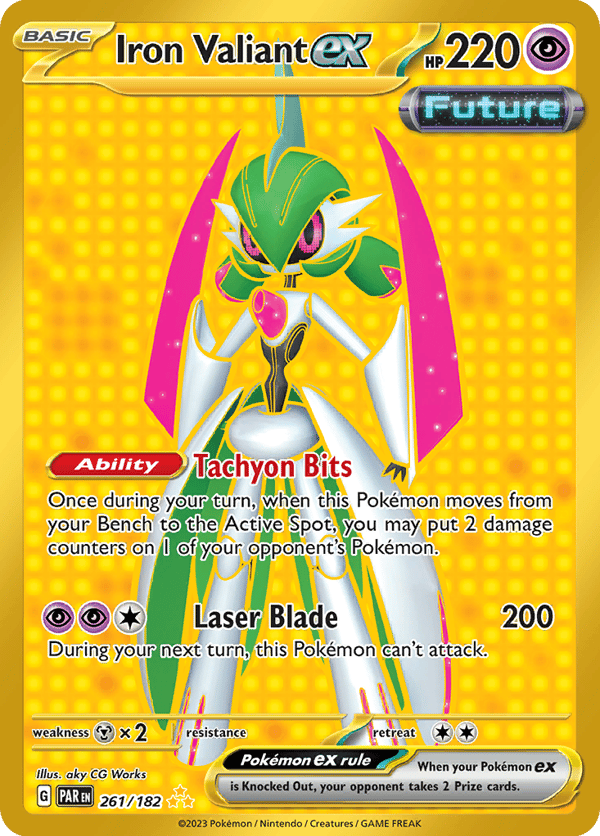 Iron Valiant ex – Hyper Rare – Paradox Rift