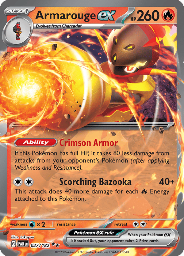 Armarouge ex – Double Rare – Paradox Rift