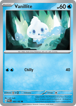 Vanillite – Common