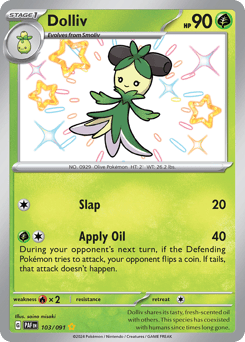 Dolliv – Shiny Rare – Paldean Fates