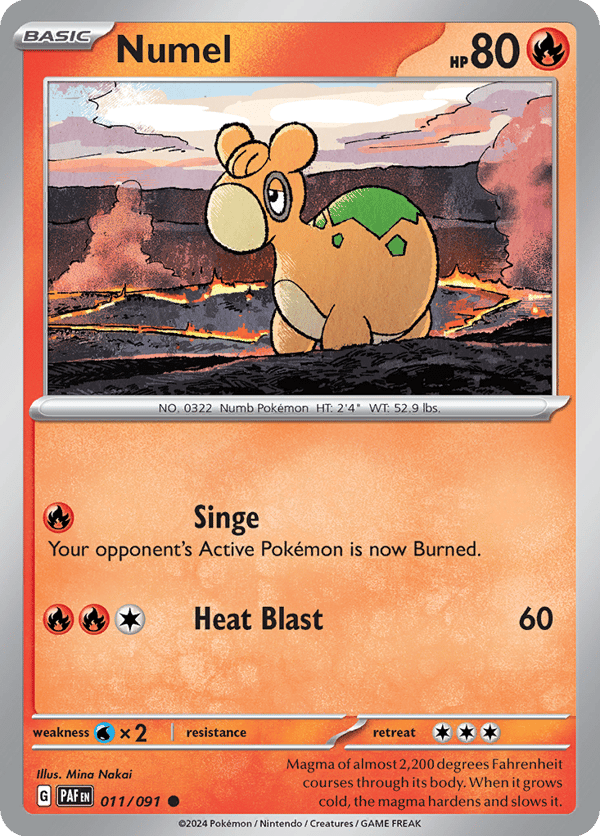 Numel – Common – Paldean Fates
