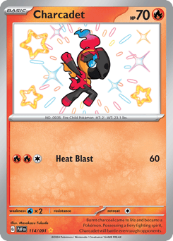 Charcadet – Shiny Rare – Paldean Fates