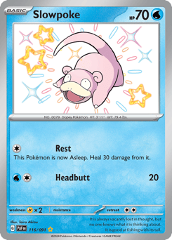 Slowpoke – Shiny Rare – Paldean Fates