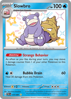Slowbro – Shiny Rare – Paldean Fates