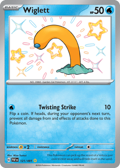 Wiglett – Shiny Rare – Paldean Fates