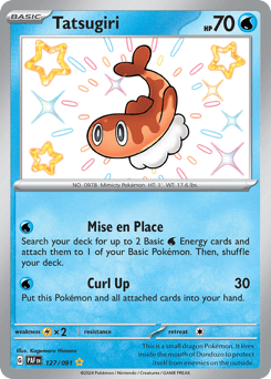 Tatsugiri – Shiny Rare – Paldean Fates