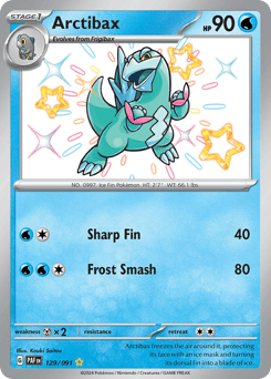 Arctibax – Shiny Rare – Paldean Fates