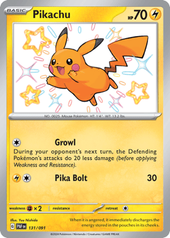 Pikachu – Shiny Rare