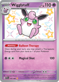 Wigglytuff – Shiny Rare – Paldean Fates