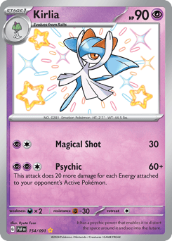 Kirlia – Shiny Rare – Paldean Fates