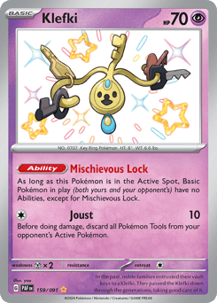 Klefki – Shiny Rare – Paldean Fates