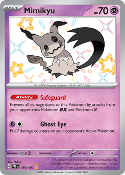 Mimikyu – Shiny Rare – Paldean Fates