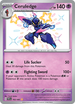 Ceruledge – Shiny Rare – Paldean Fates