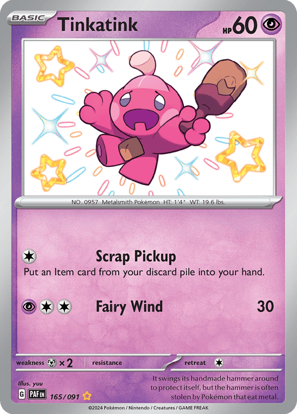 Tinkatink – Shiny Rare – Paldean Fates