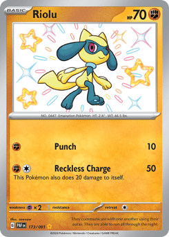 Riolu – Shiny Rare – Paldean Fates