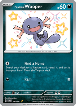 Paldean Wooper – Shiny Rare