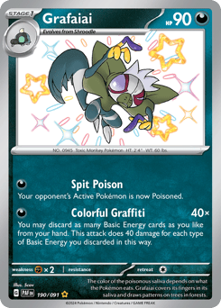 Grafaiai – Shiny Rare – Paldean Fates