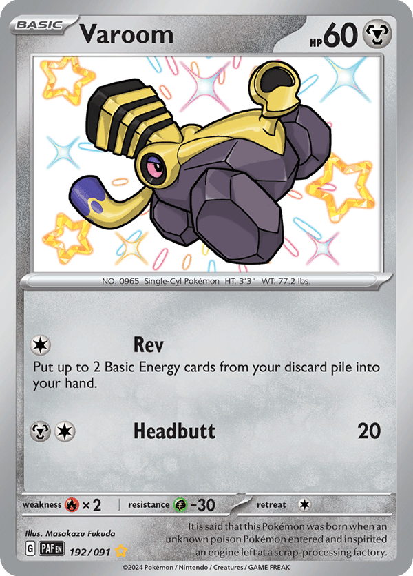 Varoom – Shiny Rare – Paldean Fates