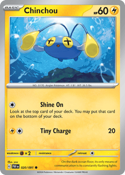 Chinchou – Common – Paldean Fates