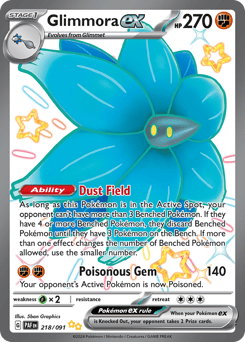 Glimmora ex – Shiny Ultra Rare – Paldean Fates
