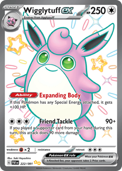 Wigglytuff ex – Shiny Ultra Rare – Paldean Fates