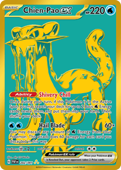 Chien-Pao ex – Hyper Rare – Paldean Fates