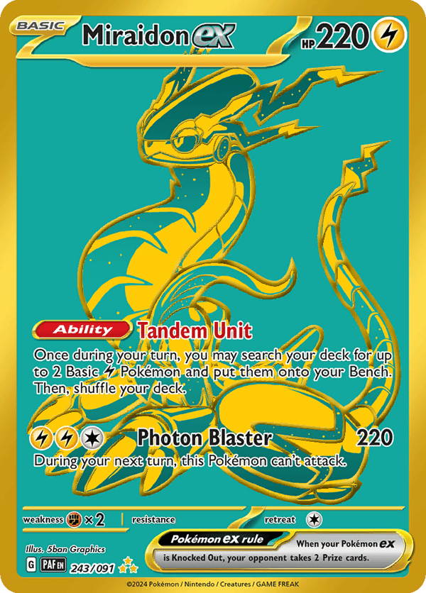 Miraidon ex – Paldean Fates
