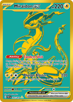 Miraidon ex – Hyper Rare – Paldean Fates