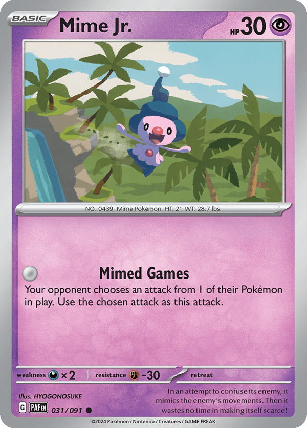 Mime Jr. – Common – Paldean Fates