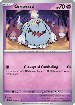 Greavard – Common – Paldean Fates