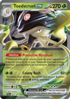 Toedscruel ex – Double Rare – Paldean Fates