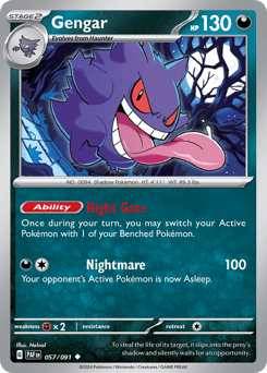 Gengar – Uncommon – Paldean Fates
