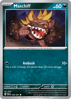 Maschiff – Common – Paldean Fates