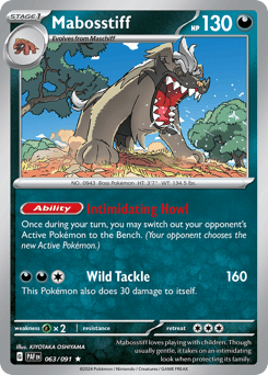Mabosstiff – Rare – Paldean Fates