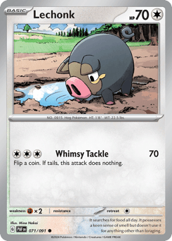 Lechonk – Common – Paldean Fates