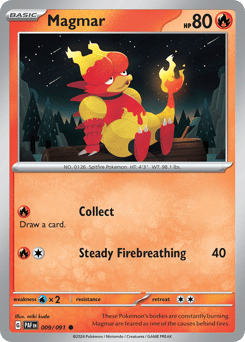 Magmar – Common – Paldean Fates