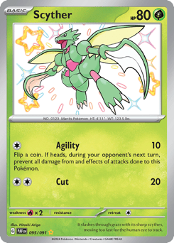 Scyther – Shiny Rare – Paldean Fates