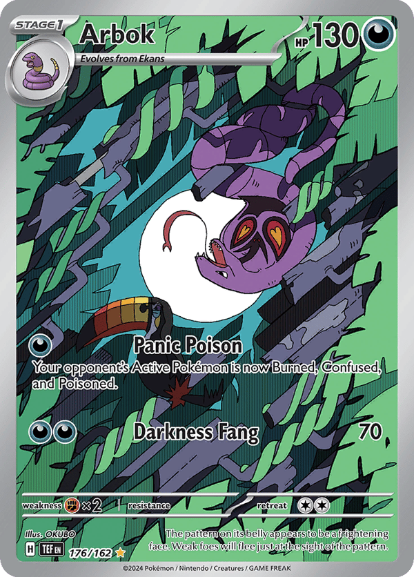 Arbok – Illustration Rare – Temporal Forces