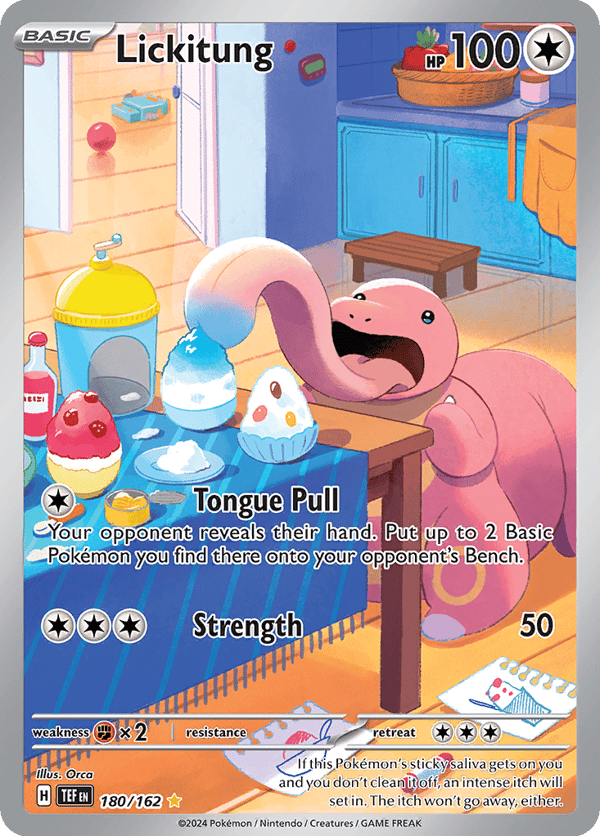 Lickitung – Illustration Rare – Temporal Forces