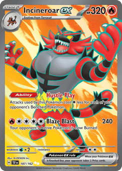 Incineroar ex – Ultra Rare