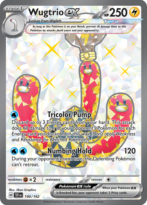 Wugtrio ex – Ultra Rare – Temporal Forces