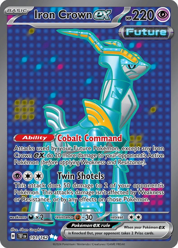 Iron Crown ex – Ultra Rare – Temporal Forces